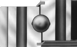 Three types of four point contact ball slewing bearing 4 포인트 접촉 볼 슬리핑 베어링의 세 가지 유형